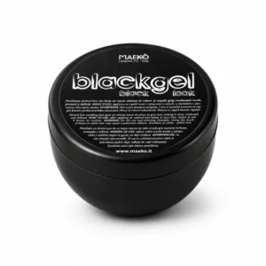 Gel colorante nero Blackgel 300 ml per capelli brizzolati, grigi o bianchi con tenuta media ed effetto naturale.