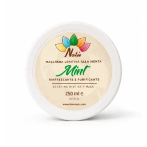 Mint Mask Maschera Rinfrescante per capelli con Menta Piperita, Aloe Vera e Semi di Lino che idrata, nutre e dona una piacevole sensazione di freschezza.