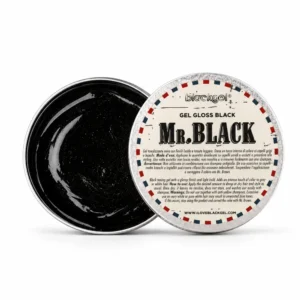 Mr.Black Gel Gloss Nero gel colorato per capelli scuri e brizzolati con tenuta leggera, finish brillante ed effetto naturale.