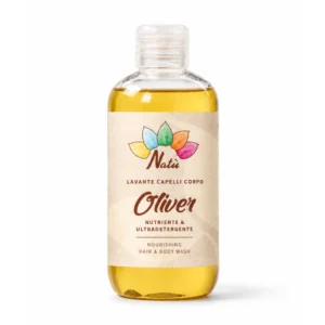 Oliver Olio Lavante per capelli, cuoio capelluto e corpo all'Olio d'Oliva che deterge delicatamente e nutre in profondità.