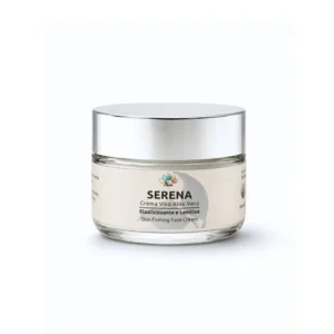 Serena Crema Viso Idratante ed Elasticizzante per pelli giovani con Aloe Vera, Allantoina e Vitamina E che idrata e dona elasticità alla pelle.