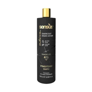 Straightening Shampoo Alisa trattamento disciplinante e anticrespo con estratto di diamante e mix di acidi organici, ideale per ottenere capelli lisci, morbidi e facili da gestire.