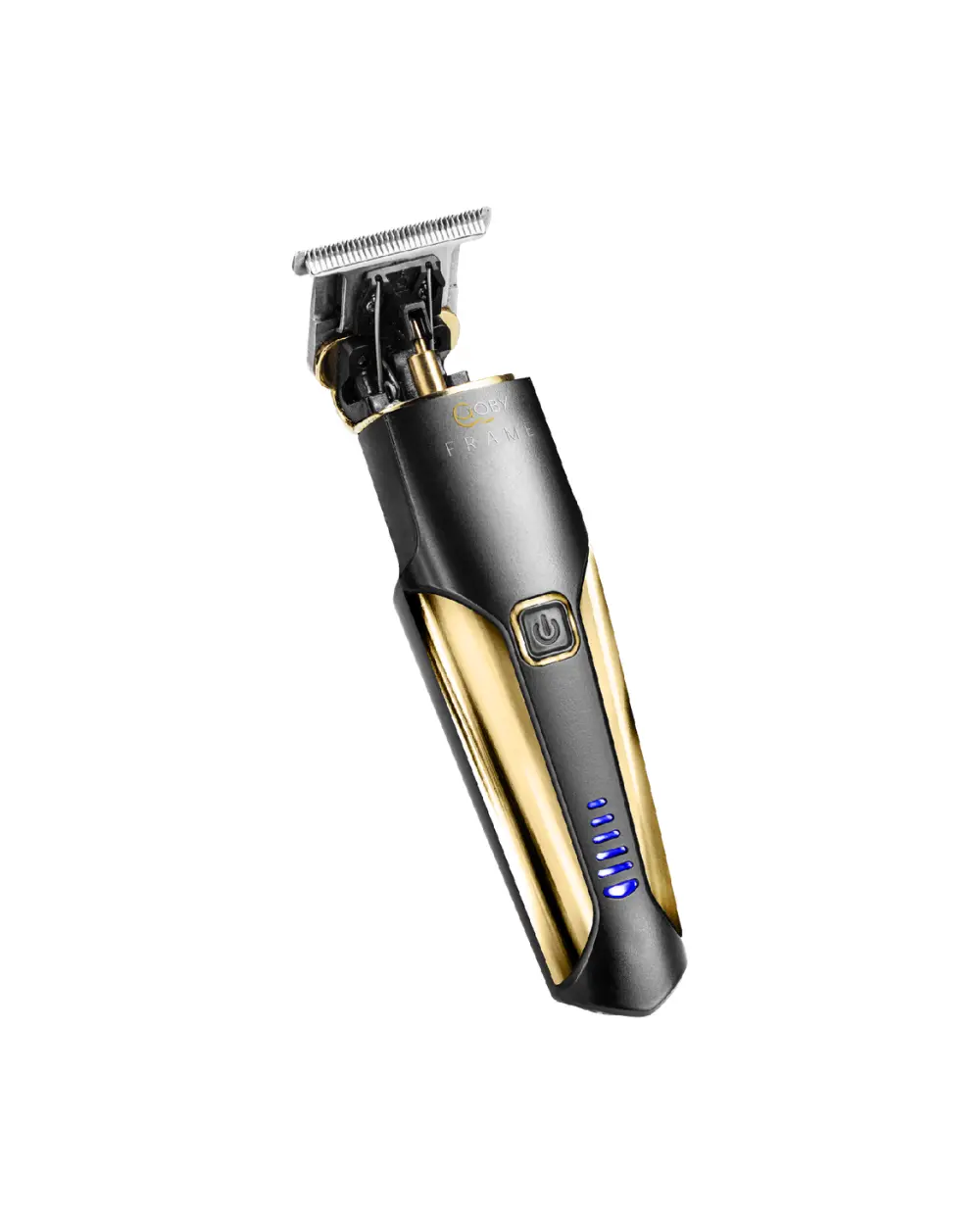 Tosatrice professionale Frame con lame in acciaio inox a taglio zero, motore da 6500 rpm e batteria al litio con autonomia fino a 150 minuti.