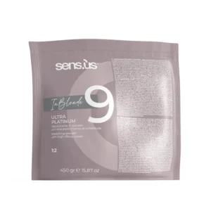 InBlonde Deco Ultra Platinum 9 polvere decolorante professionale con olio di babassu, olio di albicocca e carbone vegetale, ideale per schiariture fino a 9 livelli e biondi luminosi.