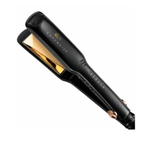 Piastra Professionale Extensive Extra Large in titanio con piastre larghe per una lisciatura rapida di capelli lunghi e folti.