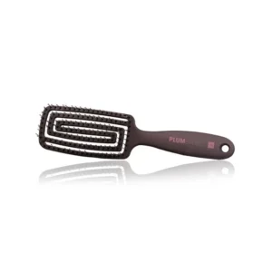 Spazzola Rettangolare Flex Plum Piccola ventilata con setole fini in nylon per districare delicatamente i capelli sottili senza stressare il cuoio capelluto.