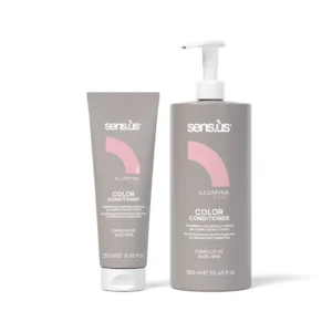 Color Conditioner Illumyna Care balsamo nutriente per capelli colorati e trattati con olio di camelia e aloe vera, ideale per proteggere il colore e donare morbidezza alla chioma.