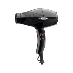 Asciugacapelli professionale Gamma+ Sintech con Nano Silver Technology e griglia rivestita in Argento 999‰, progettato per un'asciugatura rapida e un'azione igienizzante durante lo styling.